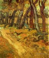 L’hôpital du jardin de Saint Paul avec la figure Vincent van Gogh